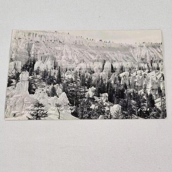 Other - Vintage Blank B&W Photo Post Card Bryce Canyon National Park Utah